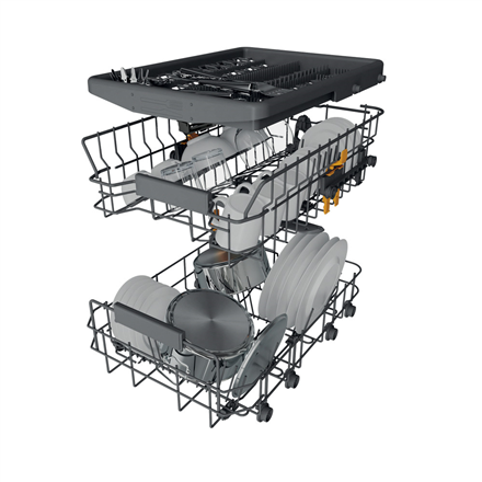 Whirlpool Dishwasher | WH6IC11BS7LA0 | Built-in | Width 44.8 cm | Number of place settings 11 | Numb