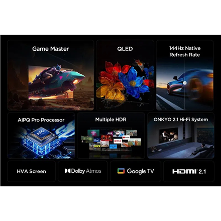 TCL 4K QLED TV | 65T8C | 65 | Smart TV | Google TV