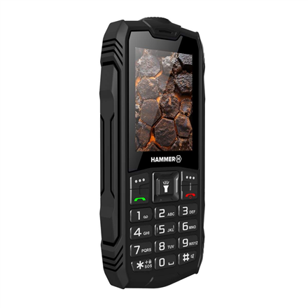 Hammer ROCK LTE | Black | 2.4 " | IPS | 48 MB | 128 MB | Dual SIM | 3G | Main camera resolution 2 MP