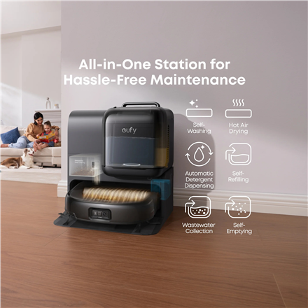 Anker Eufy Robot Vacuum Cleaner | Omni E25 | Wet&Dry | Operating time (max) 180 min | Dust capacity 