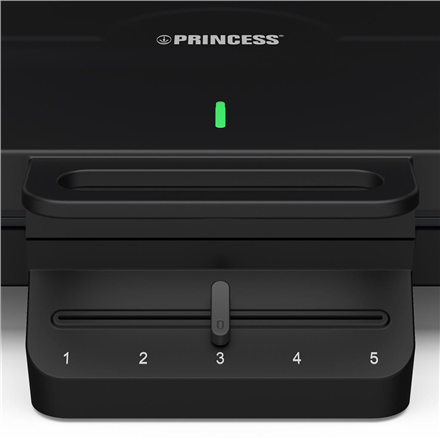 Princess Waffle Maker | 132384 | 1200 W | Number of pastry 10 | Heart shaped | Black