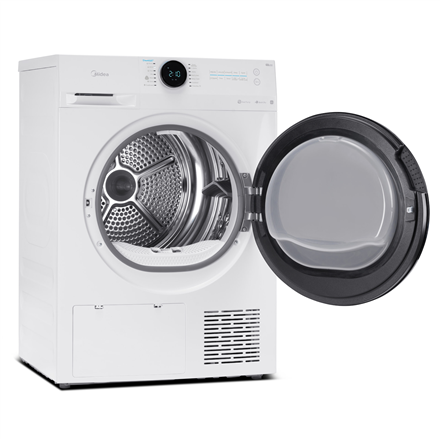 Midea | Dryer Machine | MD200H80BW/W-HR | Energy efficiency class C | Front loading | 8 kg | LED | D