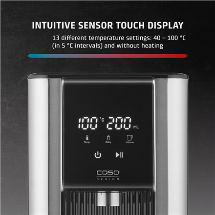 Caso Turbo hot water dispenser | HW 620 | Water Dispenser | 2600 W | 2.5 L | Plastic/Stainless Steel