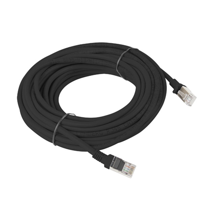 Lanberg | Patchcord CAT.5E UTP | PCU5-10CC-1000-BK | 10 m | Black