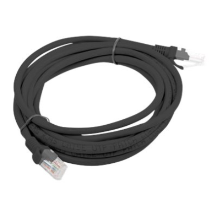 Lanberg | Patchcord CAT.6 UTP Fluke Passed | PCU6-10CC-0300-BK | 3 m | Black