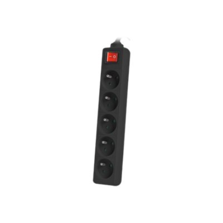 Lanberg Cable Power Strip 3M 5X French Outlets with Switch