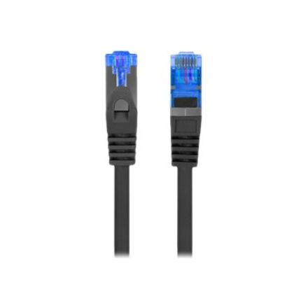 Lanberg | Patchcord Cat.6A S/FTP LSZH CCA | PCF6A-10CC-0200-BK | 2 m | Black