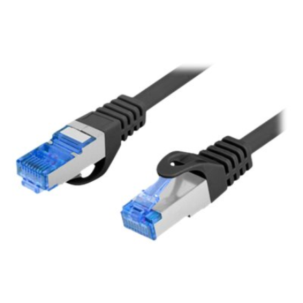 Lanberg | Patchcord Cat.6A S/FTP LSZH CCA | PCF6A-10CC-2000-BK | 20 m | Black