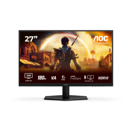 AOC | Q27G42XNE | 27 " | VA | QHD | 16:9 | 180 Hz | 1 ms | 2560 x 1440 pixels | 300 cd/m² | HDMI por