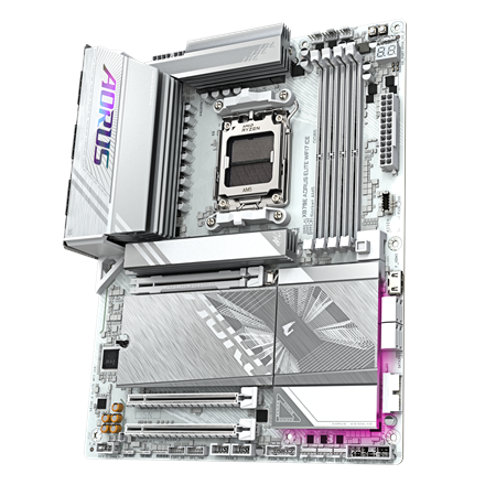 Gigabyte X870E AORUS ELITE WIFI7 ICE | Processor family AMD | Processor socket AM5 | DDR5 | Supporte