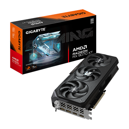 Gigabyte Radeon RX 9070 XT GAMING 16G | AMD | 16 GB | Radeon RX 9070 XT | GDDR6 | HDMI ports quantit