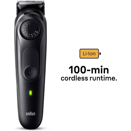 Braun | Beard Trimmer | BT5420 Series 5 | Cordless | Number of length steps 40 | Black