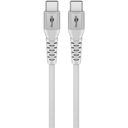 Goobay USB-C Supersoft Textile Cable with Metal Plugs | 70193