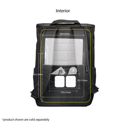 Asus BP4701 ROG BACKPACK/15_17 | Asus BP4701 | Notebook carrying backpack | Fits up to size 17 " | B