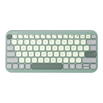 Asus Marshmallow KW100 | Keyboard | Wireless | US International | Green Tea Latte | Bluetooth