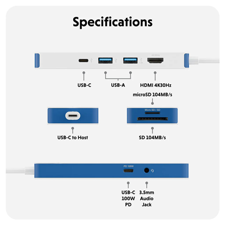 Hyper HyperDrive Flex 8 Port USB-C Hub