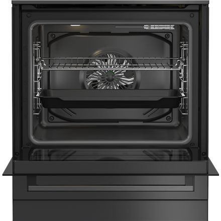 BEKO Cooker | FBM62330GADSN | Hob type Gas | Oven type Electric | Grey | Width 60 cm | Grilling | LE