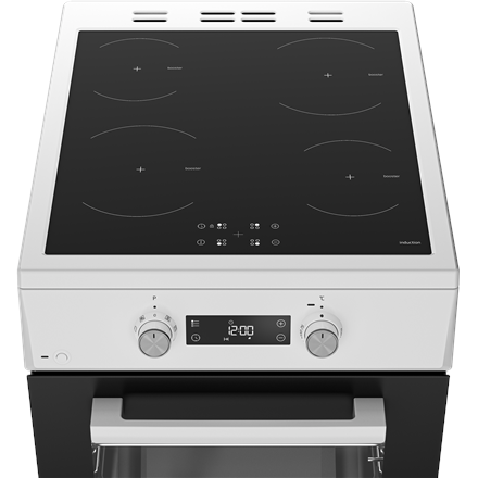 BEKO Cooker | FSM59305WDT | Hob type Induction | Oven type Electric | White | Width 50 cm | Grilling
