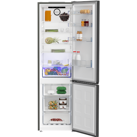 BEKO Refrigerator | B5RCNA405HXBR1 | Energy efficiency class D | Free standing | Combi | Height 203.