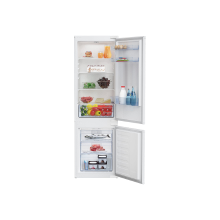 BEKO Refrigerator | BCHA275K41SN | Energy efficiency class E | Built-in | Combi | Height 177.5 cm | 