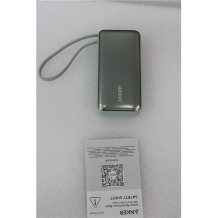 SALE OUT. Anker 545 Nano Power Bank | A1259G61 | 10000 mAh | Green | UNPACKED