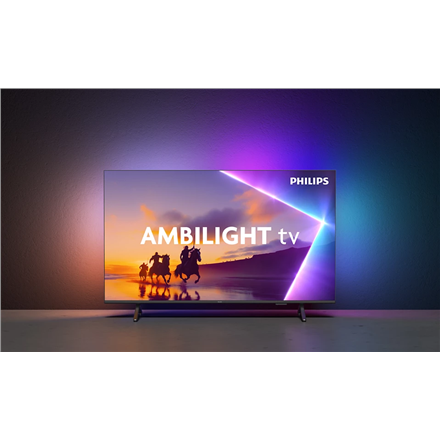 Philips QLED 4K Ambilight TV | 85PUS8510/12 | 85 | Smart TV | TITAN OS | UHD | Black