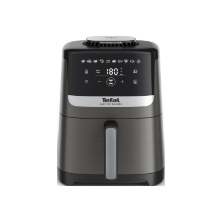 TEFAL Air Fryer | Easy Fry Silence EY551HE0 | Power 1650 W | Capacity 5 L | Gray