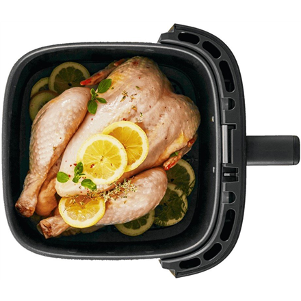 TEFAL Air Fryer | Easy Fry Silence EY551HE0 | Power 1650 W | Capacity 5 L | Gray