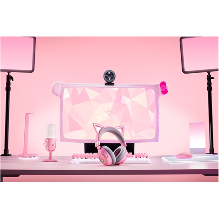 Razer Headset | Kraken Kitty V3 Pro | Wireless/Wired | Over-Ear | Wireless | Quartz
