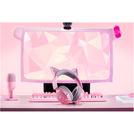 Razer Gaming Headset | Kraken Kitty V3 X | Wired | Over-Ear | Microphone | Quartz