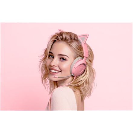 Razer Gaming Headset | Kraken Kitty V3 X | Wired | Over-Ear | Microphone | Quartz