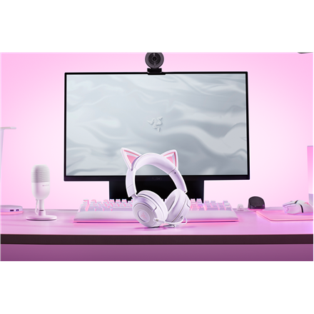 Razer Gaming Headset | Kraken Kitty V3 X | Wired | Over-Ear | Microphone | White