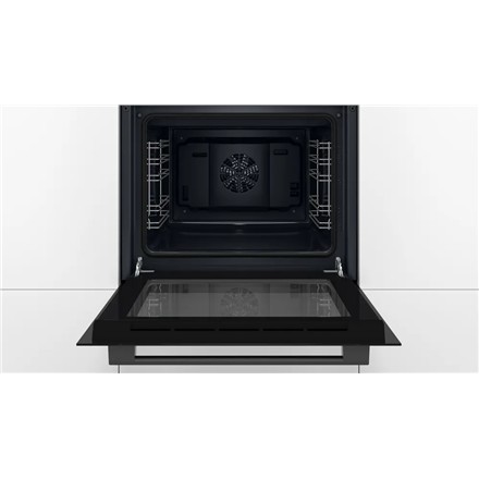 Bosch Oven | HBF010BA1 | 66 L | Electric | Manual | Knobs | Height 59.5 cm | Width 59.4 cm | Black