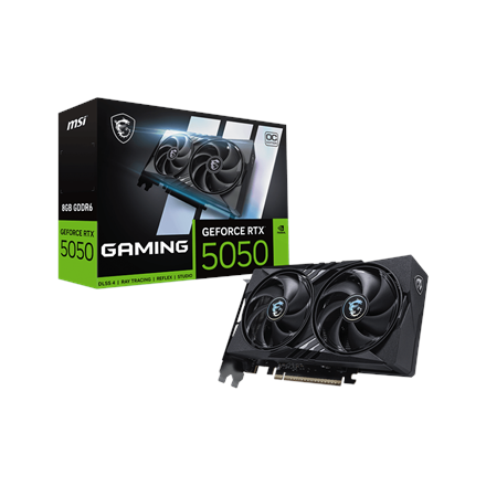 MSI GeForce RTX 5050 8G GAMING OC | NVIDIA | 8 GB | GeForce RTX 5050 | GDDR6 | HDMI ports quantity 1