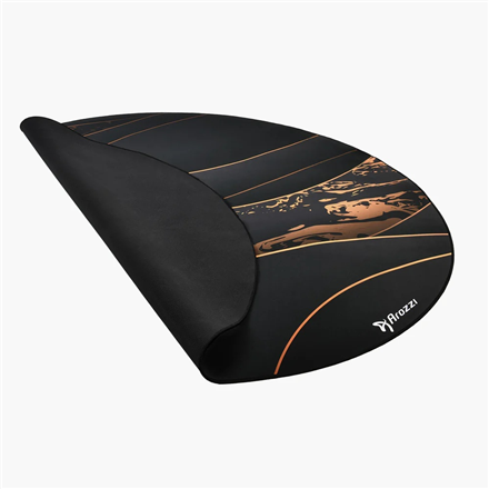 Arozzi Zona Round Floor Pad | Black/Gold