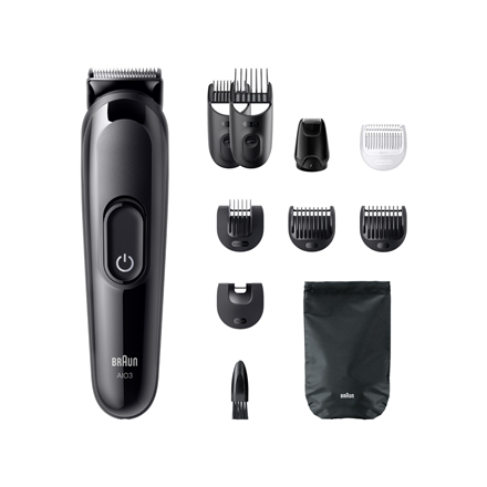 Braun 10in1 Hair Clipper Set | All-in-One Series 3 AIO3560 | Cordless | Number of length steps 14 | 