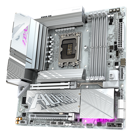 Gigabyte Z890M A ELITE WF7 ICE | Processor family Intel | Processor socket LGA1851 | DDR5 | Supporte