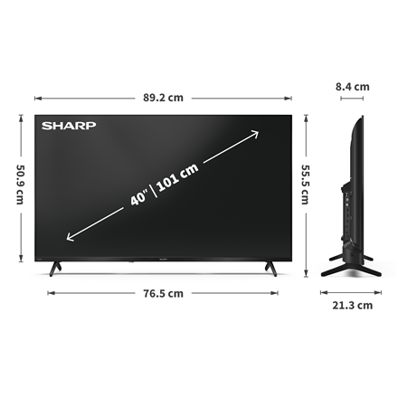 Sharp | 40HF3265E | 40 | Smart TV | Google TV