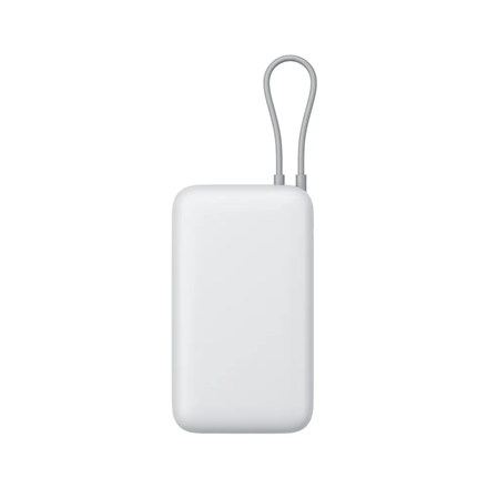 Xiaomi Power Bank 20000mAh (Integrated Cable) | 20000 mAh | Light Gray