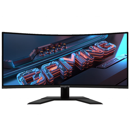Gigabyte | GS34WQC A | 34 " | SS VA | WQHD | 120 Hz | 1 ms | 3440 x 1440 pixels | 300 cd/m² | HDMI p
