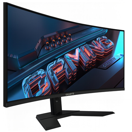 Gigabyte | GS34WQC A | 34 " | SS VA | WQHD | 120 Hz | 1 ms | 3440 x 1440 pixels | 300 cd/m² | HDMI p
