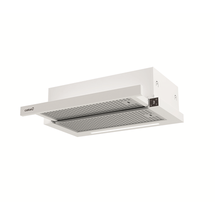 CATA Hood | TFH 6430 GWH | Telescopic | Energy efficiency class A+ | Width 59.8 cm | 391.5 m³/h | El