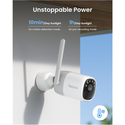 Reolink Wireless Pan & Tilt Long Lasting Solar/Battery Camera with Spotlights | Altas Series B630 wi