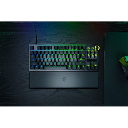 Razer Huntsman V3 Pro Tenkeyless 8KHz | Gaming keyboard | Wired | US | Black | USB Type-C | Razer An