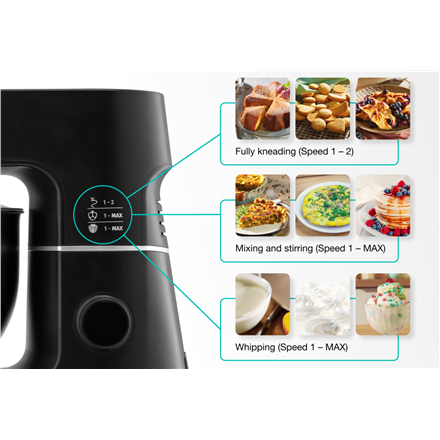 Gorenje | Kitchen Machine | MMC1000SCB | 1000 W | Number of speeds 12 | Bowl capacity 6 L