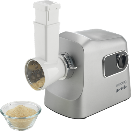 Gorenje Meat grinder | MG2500DS | Stainless Steel/White | 2500 W | Number of speeds 1 | Throughput (