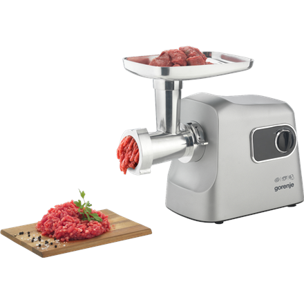 Gorenje Meat grinder | MG2500DS | Stainless Steel/White | 2500 W | Number of speeds 1 | Throughput (