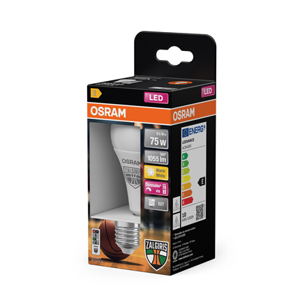 Osram Žalgiris Edition E27 1055lm LED Lamp with Remote | E27 | 9.5 W | 2700K warm white