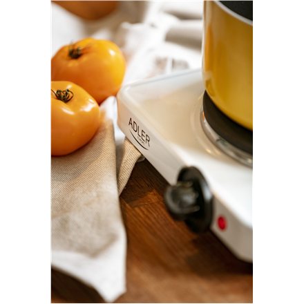 Adler Hot Plate | AD 6520 | Number of burners/cooking zones 2 | White | Electric