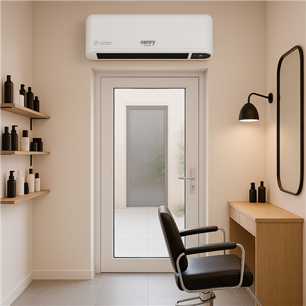 Camry Air Curtain Heater with LED Display | CR 7753 | Air curtain | 2000 W | White | IP22